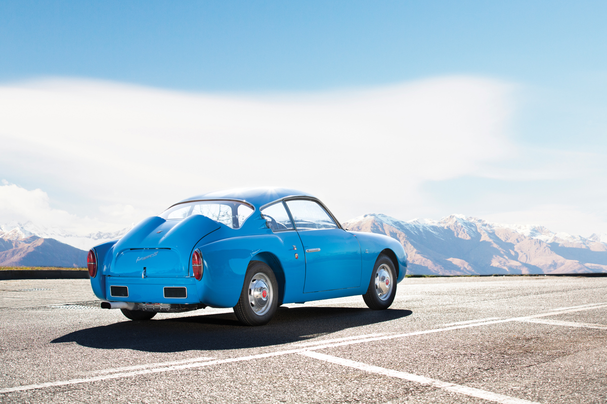1959 Fiat-Abarth 750 GT 'Double Bubble' Zagato offered at RM Sotheby’s Villa Erba live auction 2019